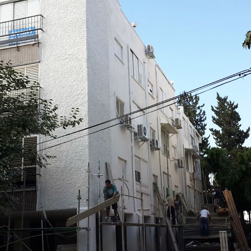 משה הס שיקום בטון טיח וצביעת קירות חיצוניים