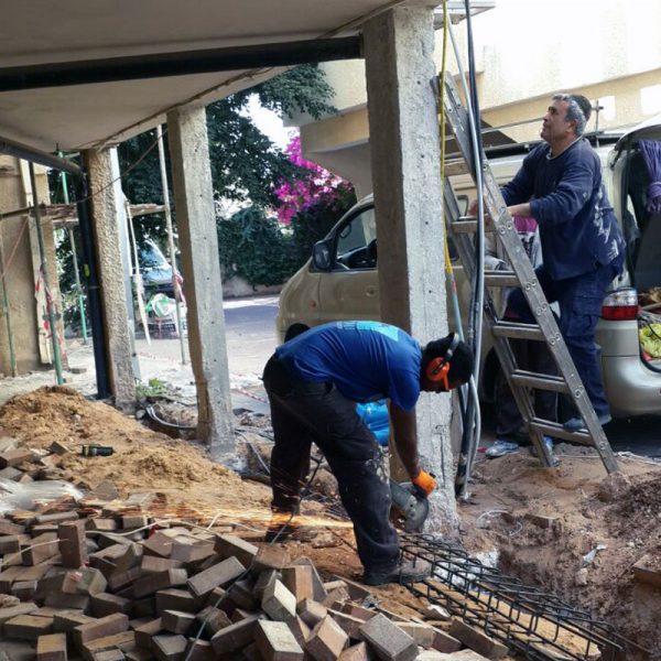 משה הס שיקום בטון טיח וצביעת קירות חיצוניים